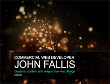 Tablet Screenshot of johnfallis.com